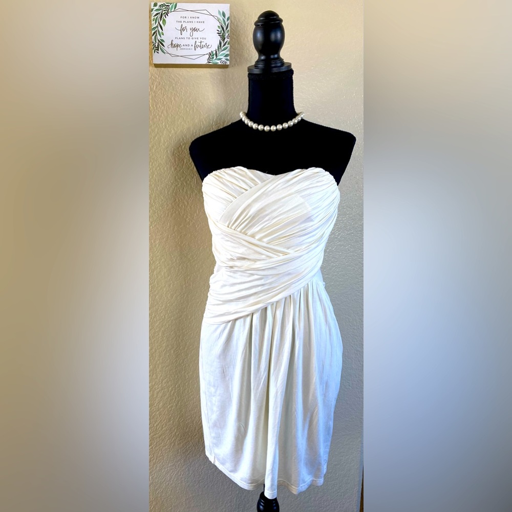 Cream halter dress